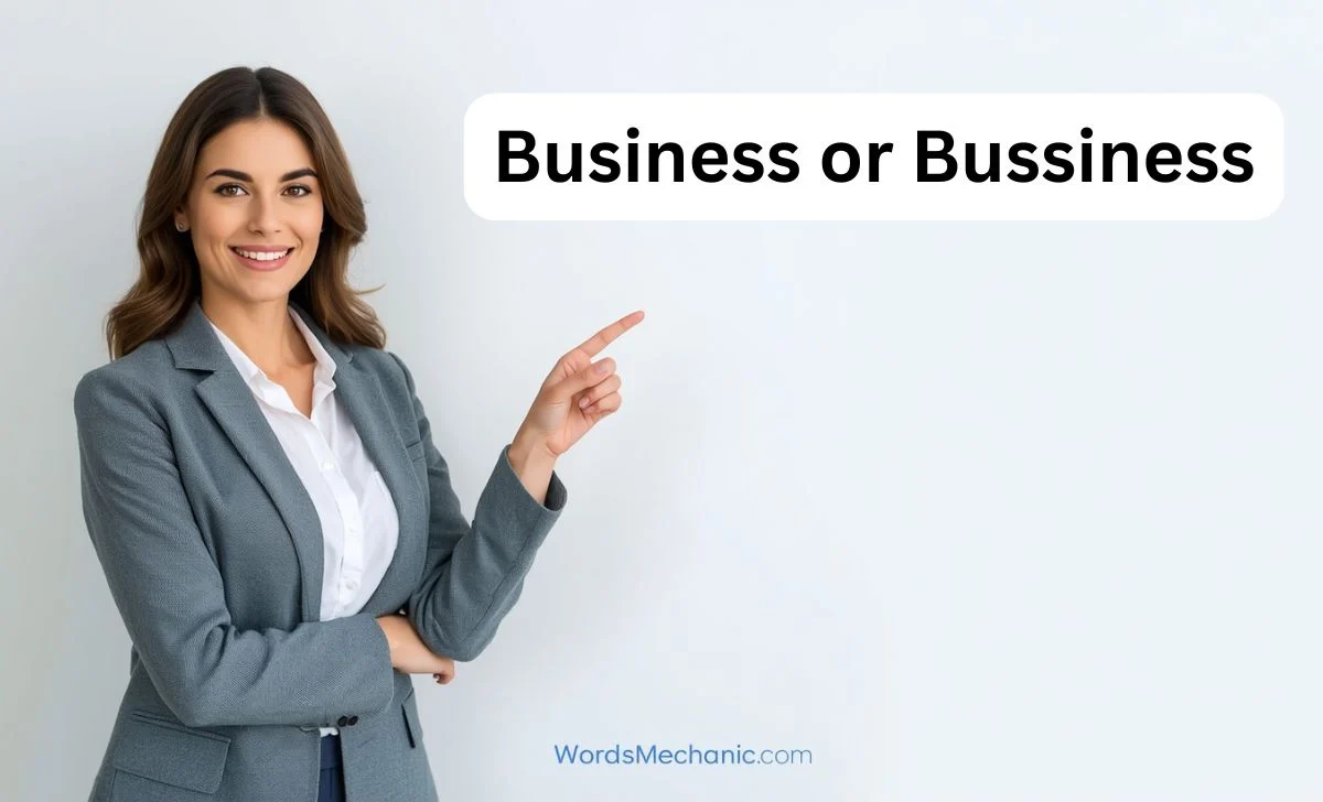 Business or Bussiness