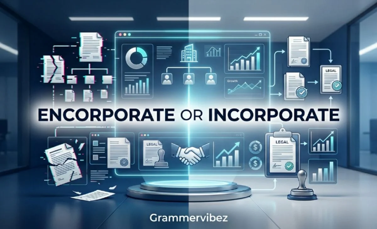 encorporate or incorporate
