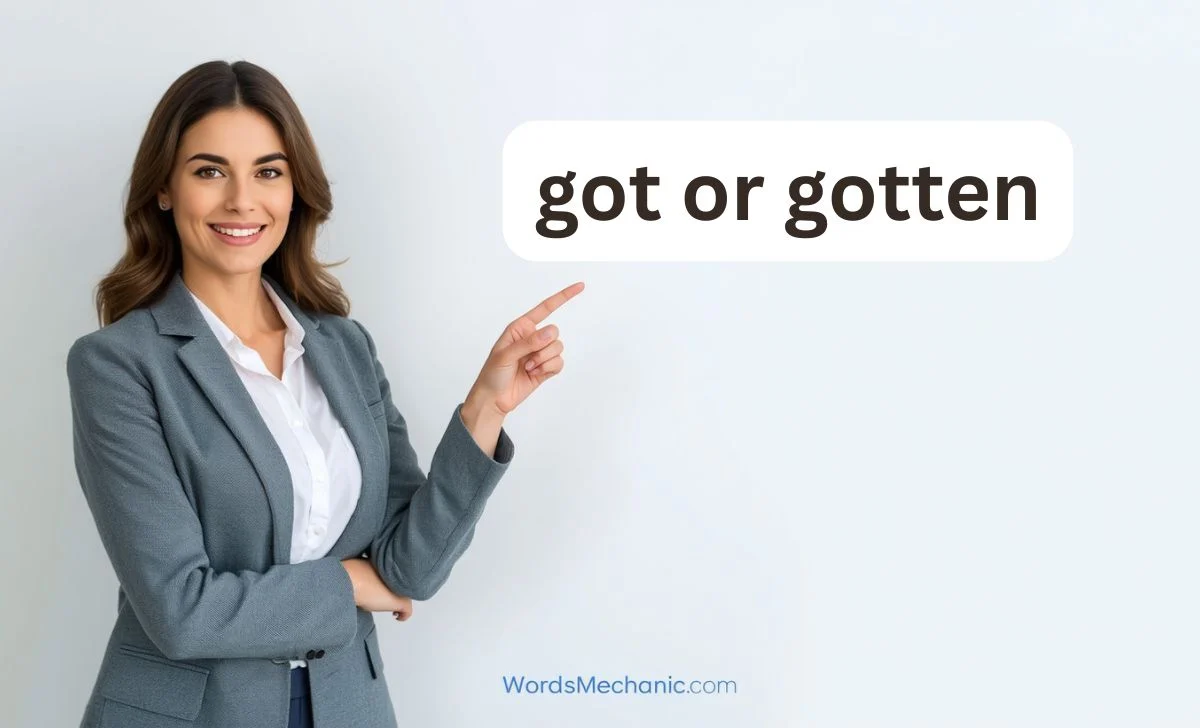 got or gotten