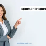 sponser or sponsor