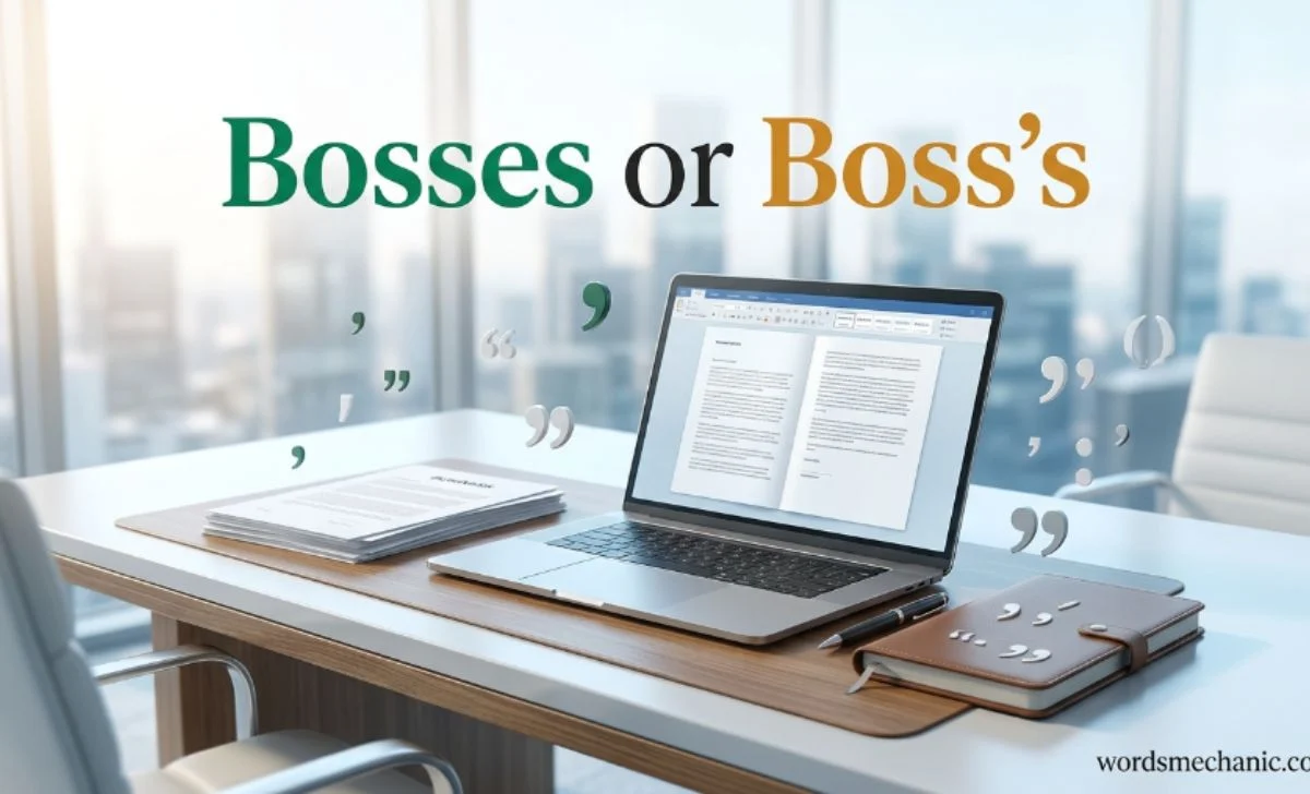 Bosses or Boss’s