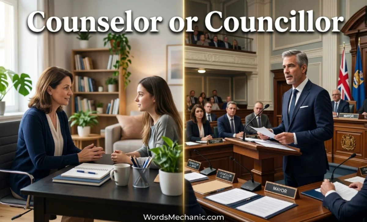 counselor or councillor