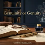 genuinity or genuity