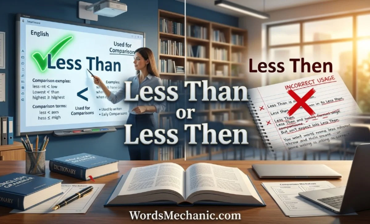 Less Than or Less Then