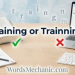 training or trainning