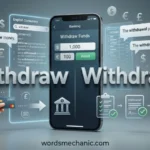 Withdraw or Withdrawal