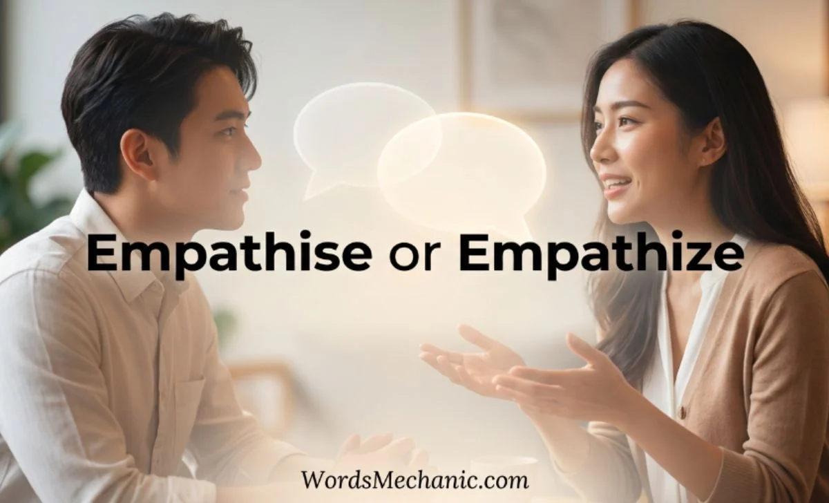 Empathise or Empathize
