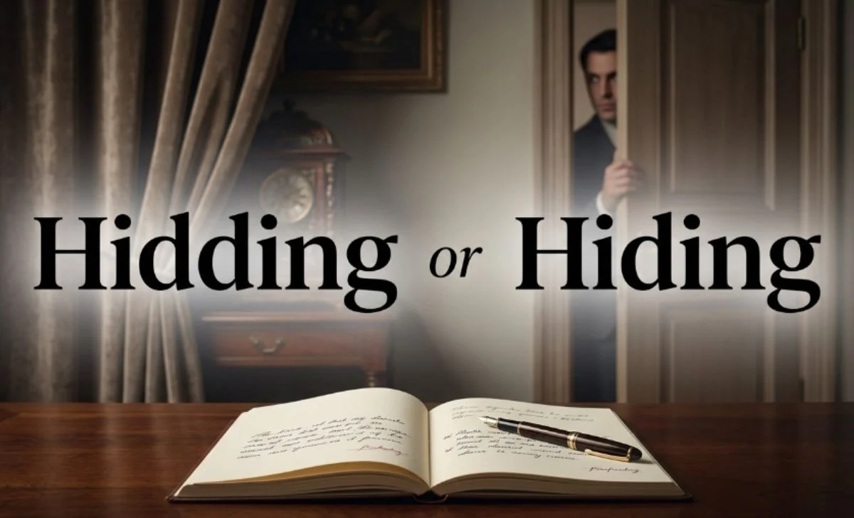 Hidding or Hiding