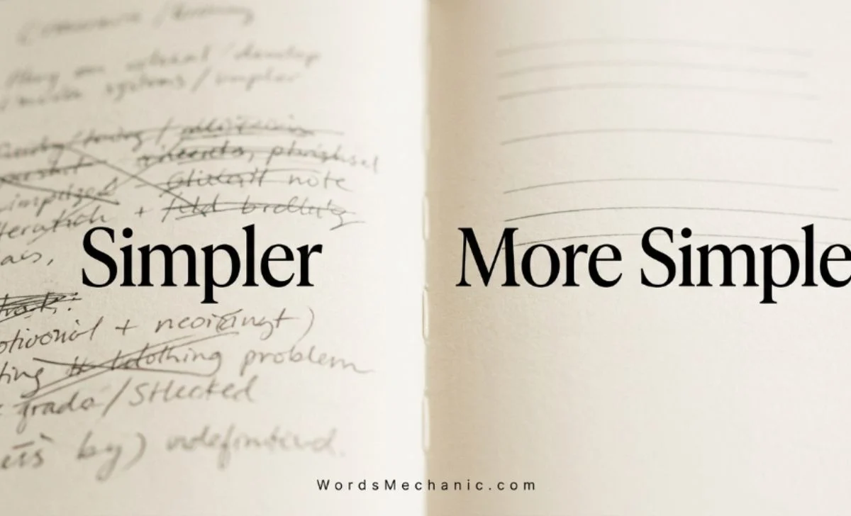 simpler or more simple