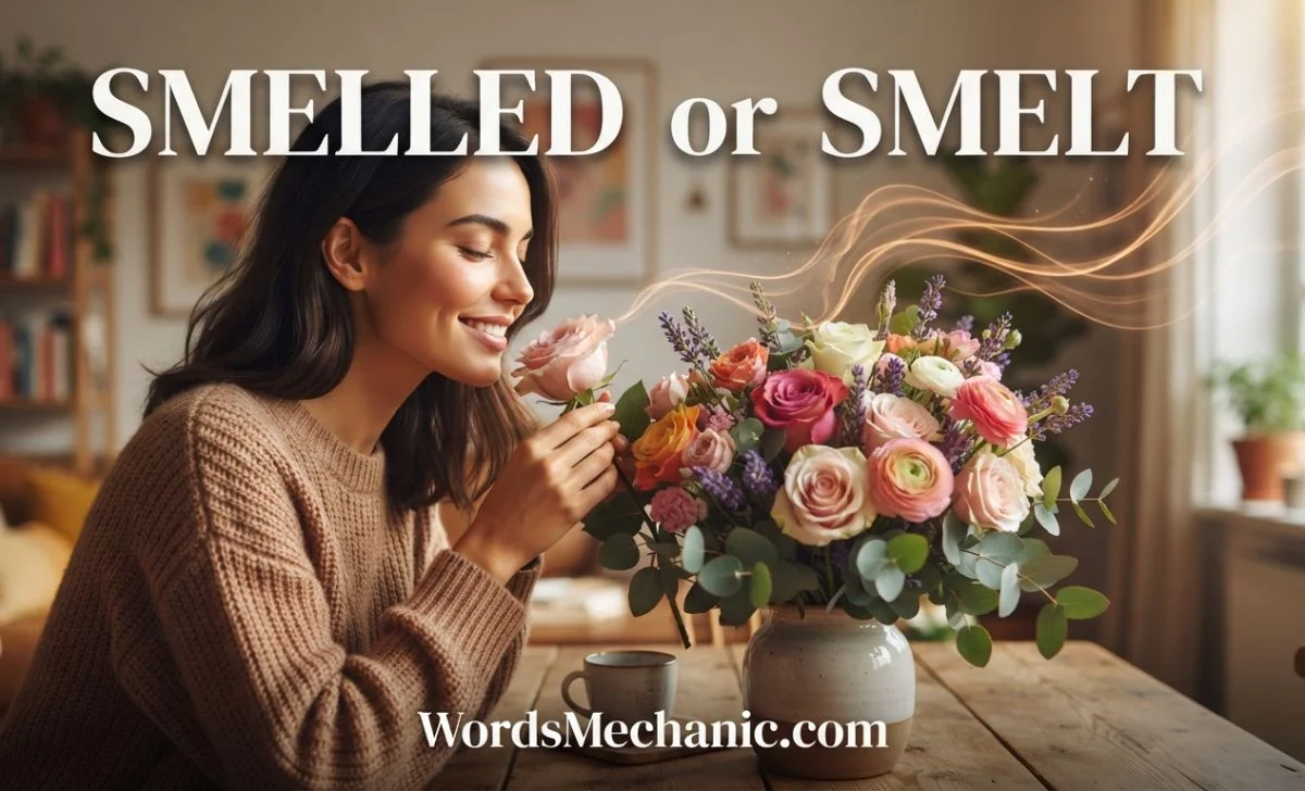 smelled or smelt