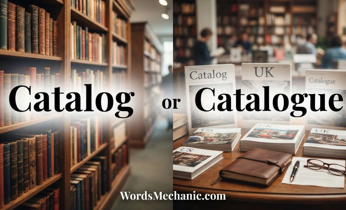 catalog or catalogue