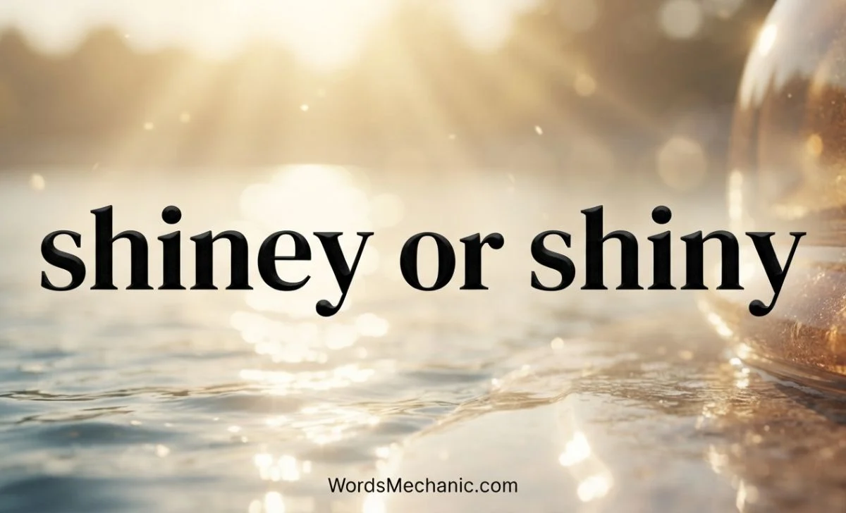 shiney or shiny