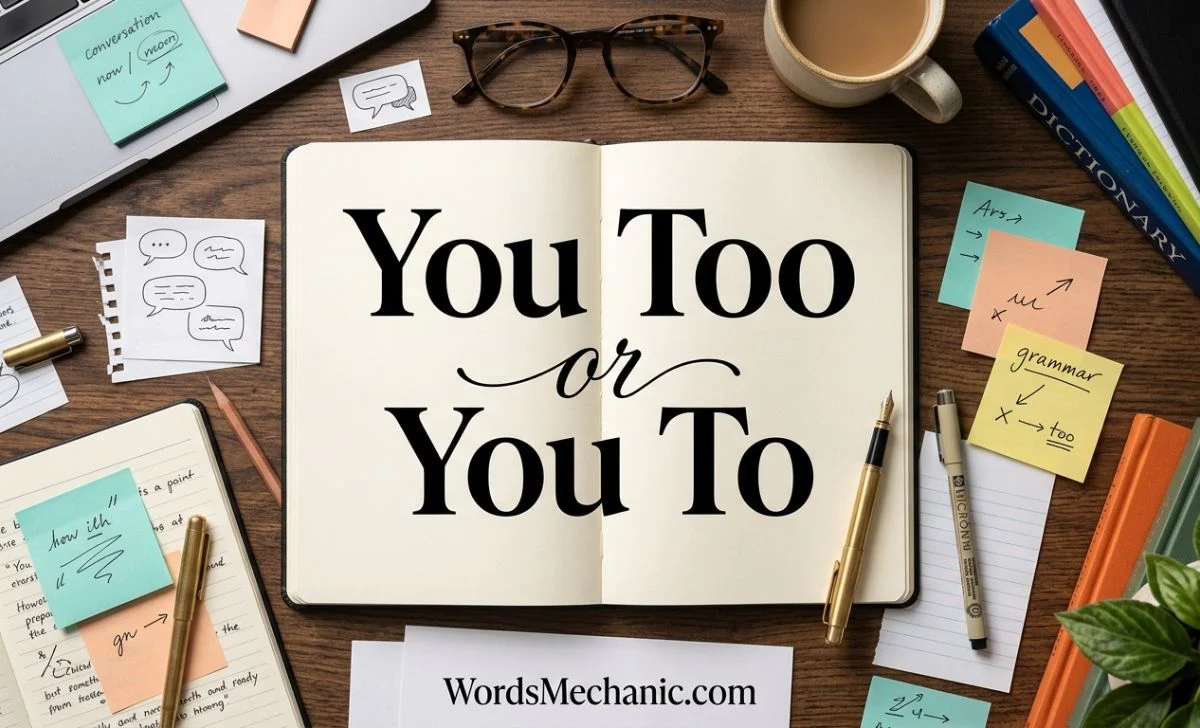 you too or you to